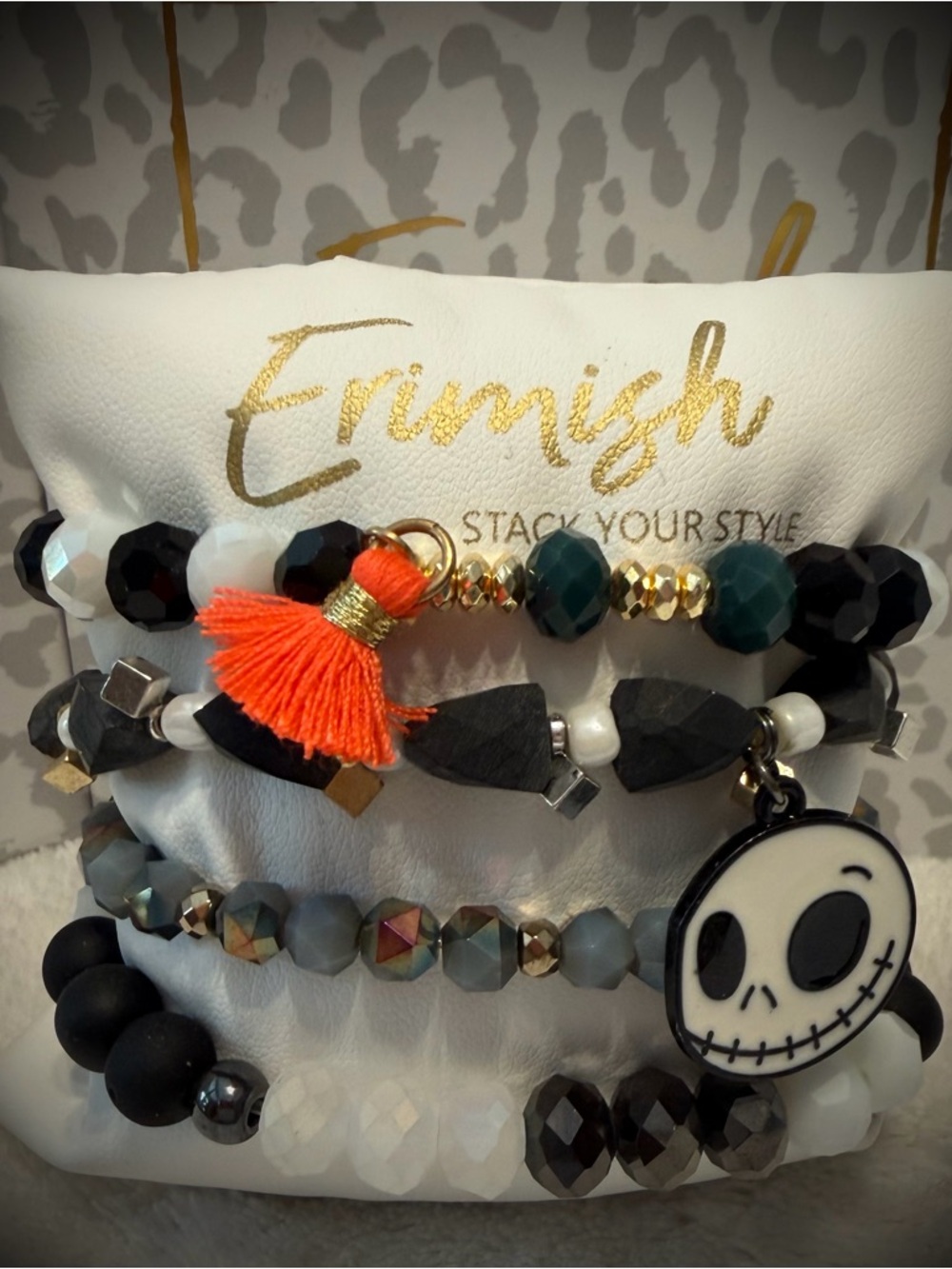New ERIMISH Bracelets - 4 Pc - Halloween - Custom Regular, Kids or Extended Size